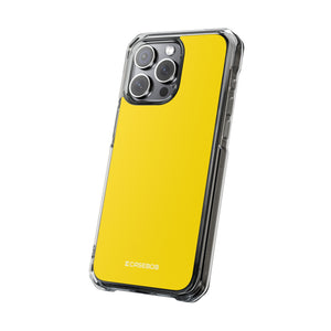 Golden Yellow | Phone Case for iPhone (Clear Impact Case - Magnetic)