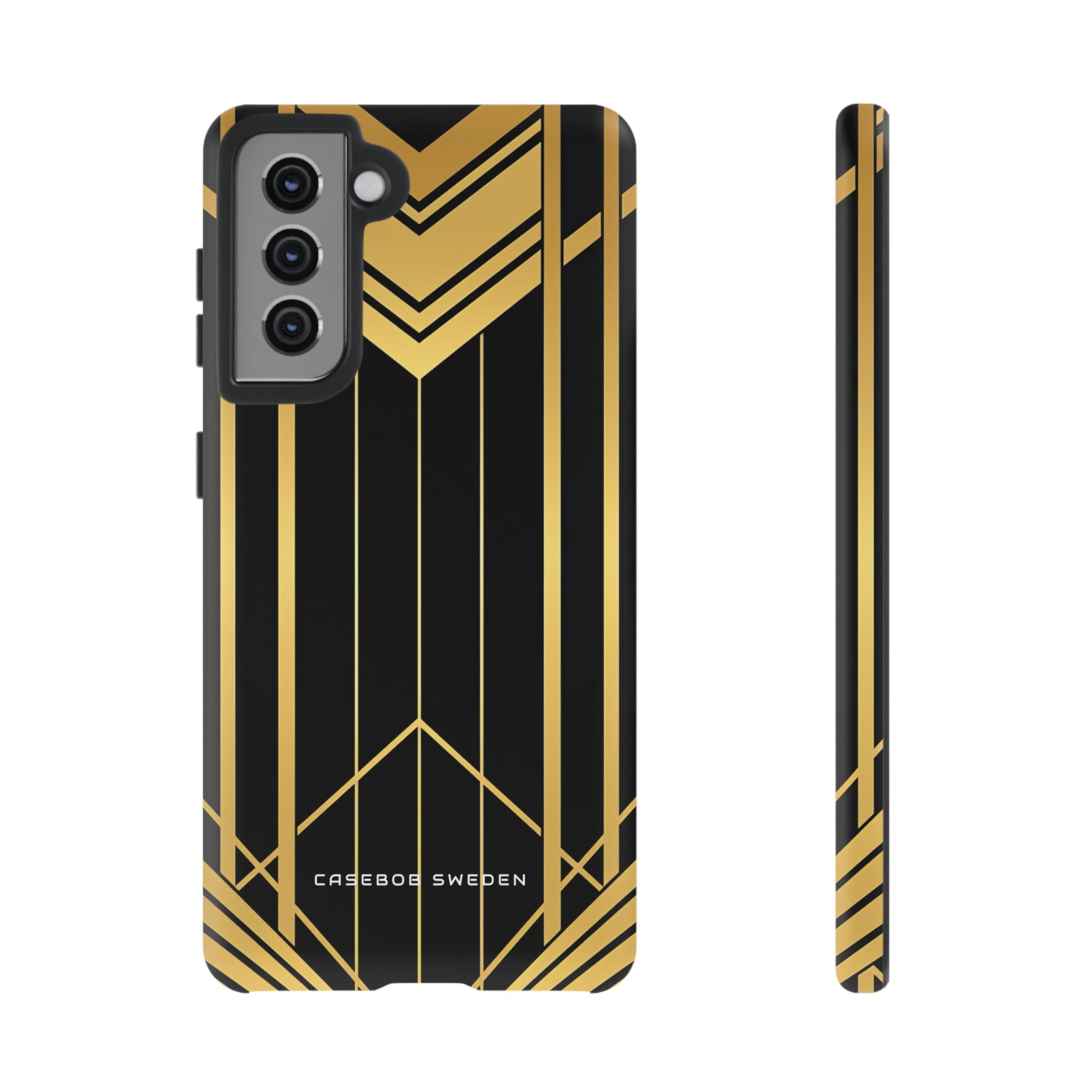 "Golden Art Deco Symmetry in Geometric Elegance"  Samsung S21 - Tough Phone Case