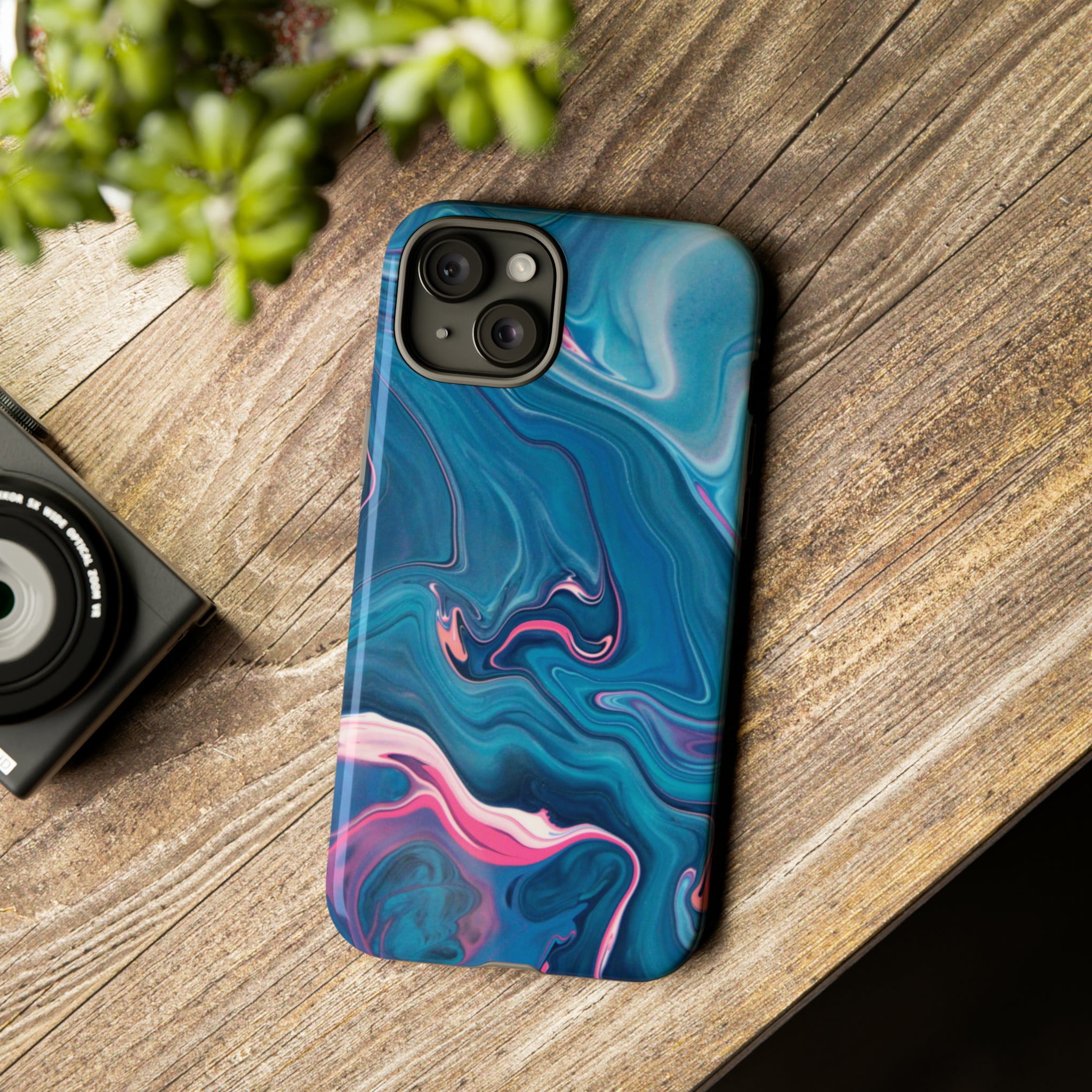 Blue Ink - Protective Phone Case