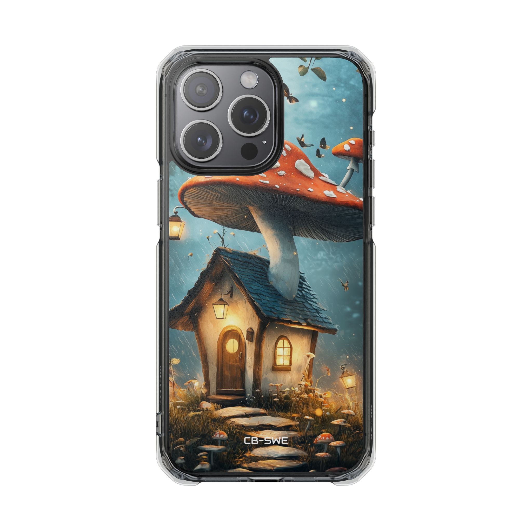Mushroom House Glows iPhone Case - Impact