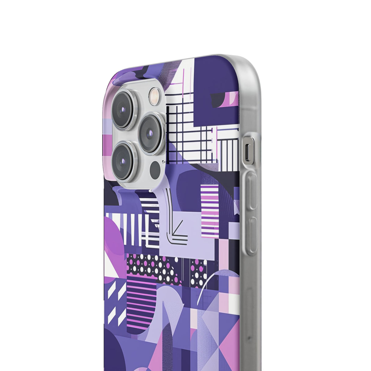 Ultraviolettes Design | Handyhülle für iPhone (flexible Hülle) 