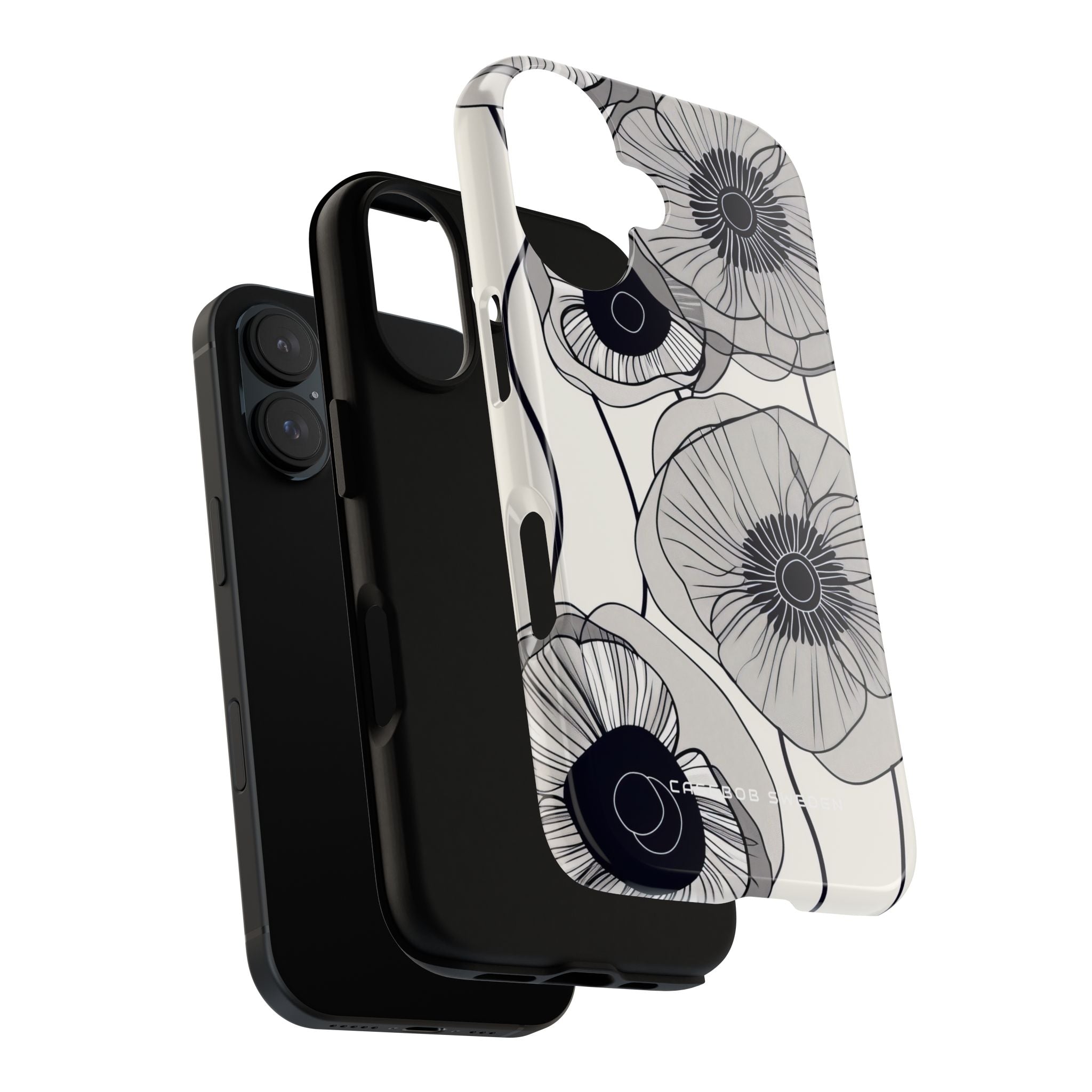 Modern Minimalist Flowers iPhone 16 - Tough Phone Case