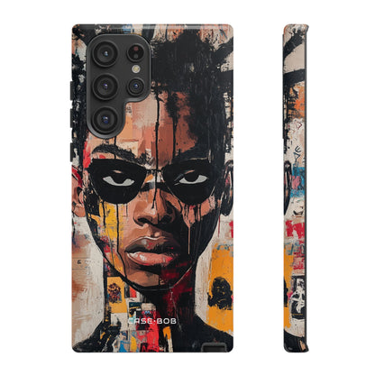 Masked Portrait Drips Samsung S22 Ultra Case - Tough