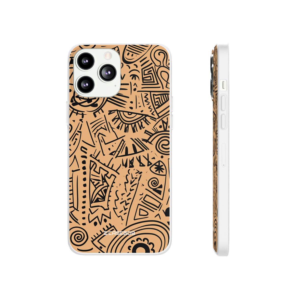 Mystic Tribal Geometry | Flexible Phone Case for iPhone