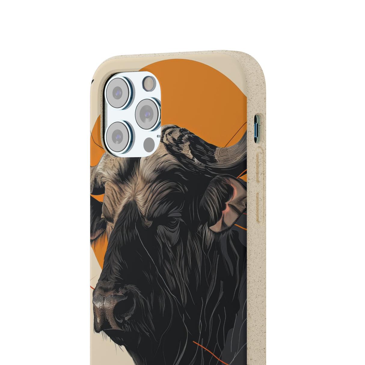 Majestic Buffalo Sun | Biodegradable Phone Case