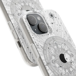 Celestial Mandala Mystique | Flexible Phone Case for iPhone