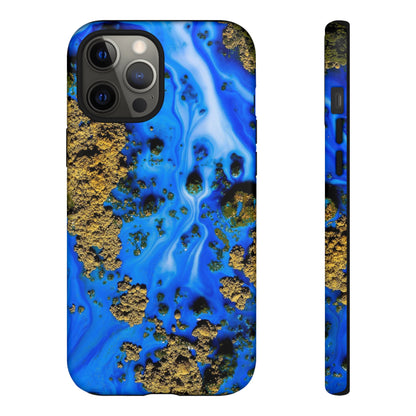 Blue River Ink Art iPhone Case (Protective) iPhone 12 Pro Max Matte Phone Case