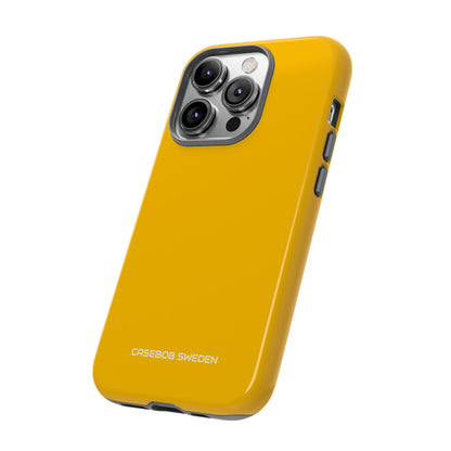 Amber Yellow - Tough iPhone 14 Phone Case