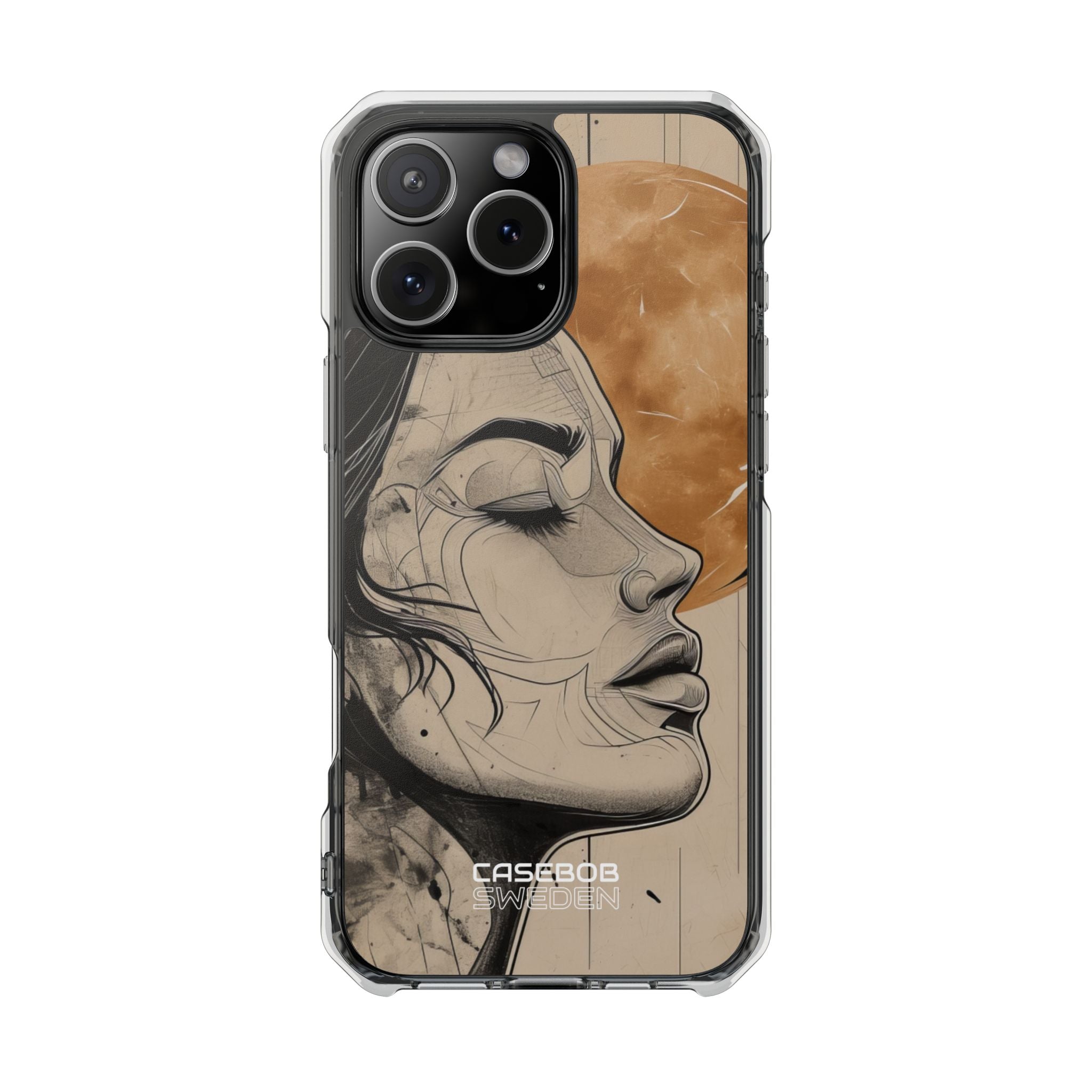 Moonlit Face Flow iPhone 16 - Impact Clear+