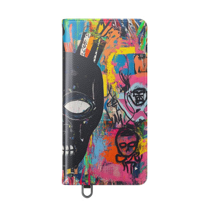 Neon Skull Burst - Samsung S25 Ultra Case - Wallet