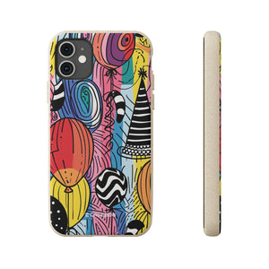 Vibrant Party Whimsy | Biodegradable Phone Case