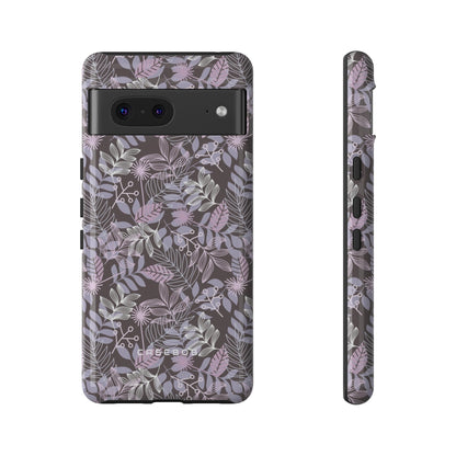 Dark Purple Leaf - Protective Phone Case