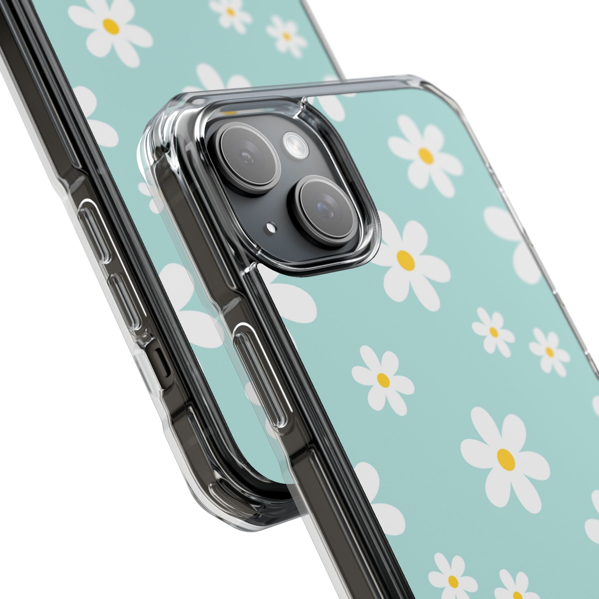 Daisies On Blue iPhone Case - Impact