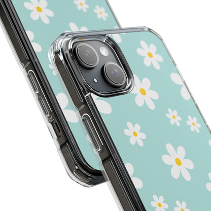 Daisies On Blue iPhone Case - Impact