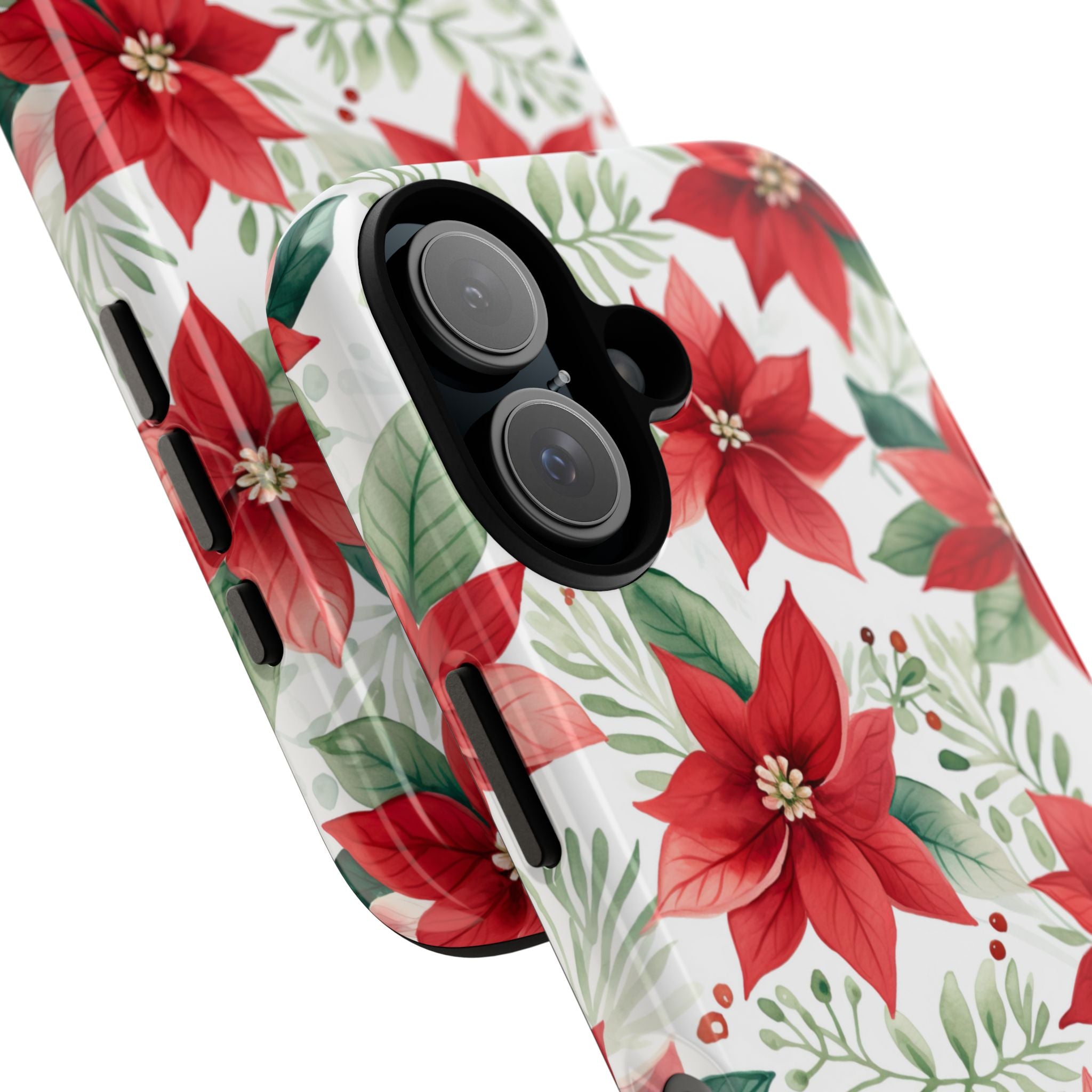 Poinsettias Bloom Bright - iPhone Case