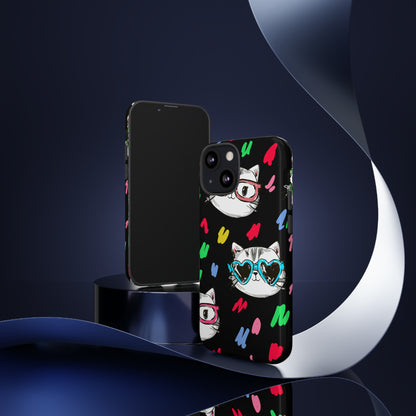 Cat Coloring - Protective Phone Case