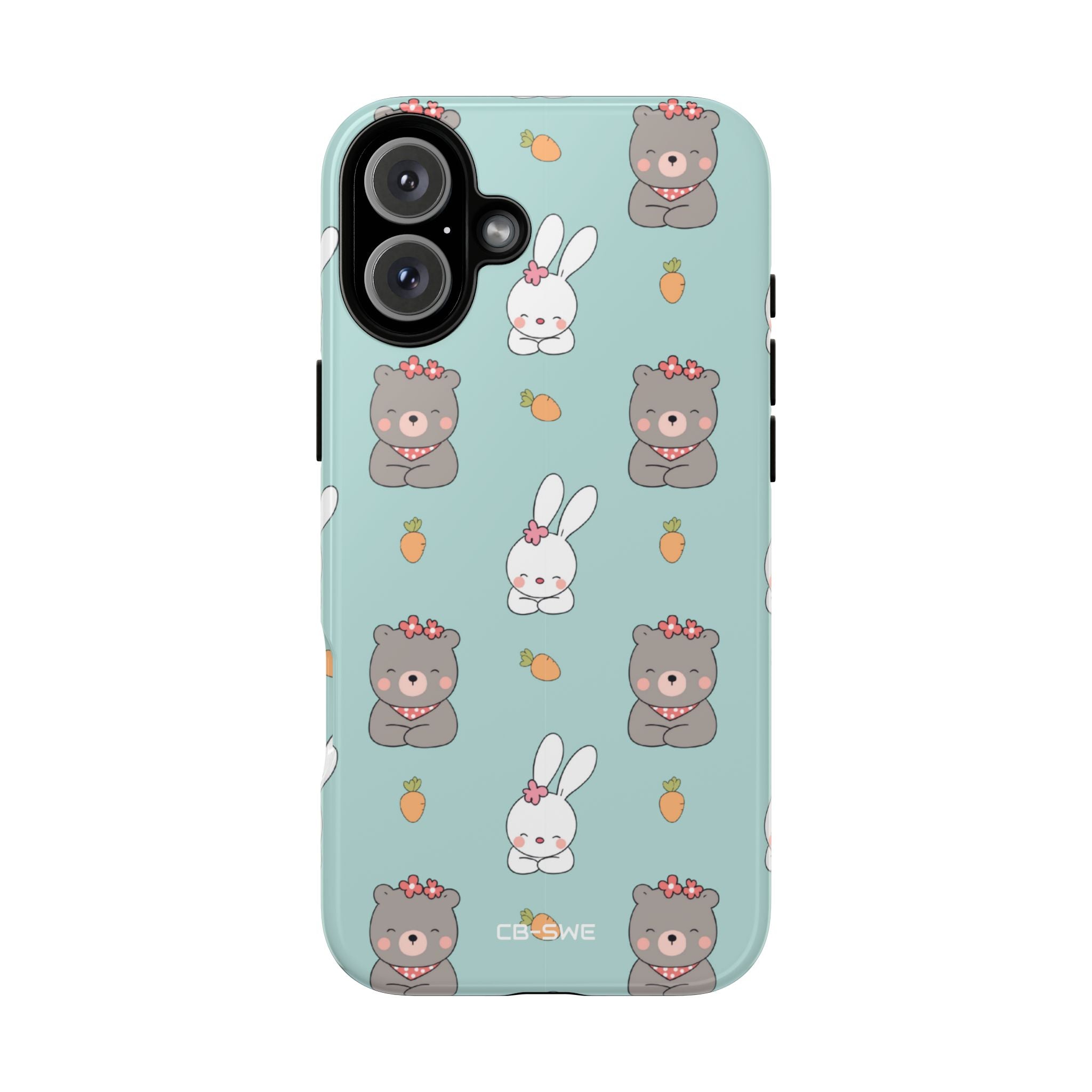 Bunnies Gather Carrots - iPhone Case