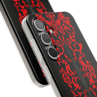Crimson Spiral Samsung S24 Case - Soft