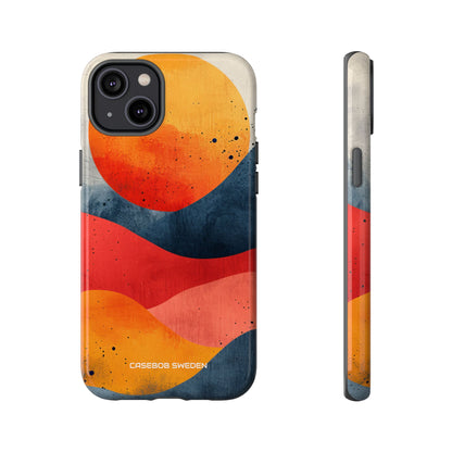 Sunburst Waves - Tough iPhone 14 Phone Case