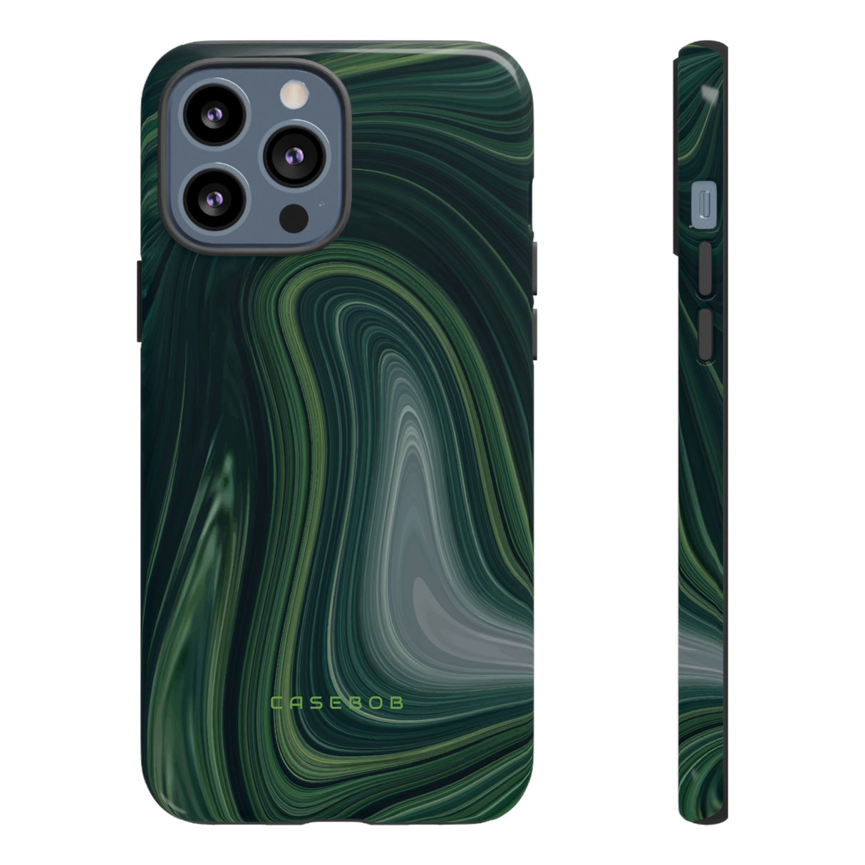 Green Marble - Protective Phone Case