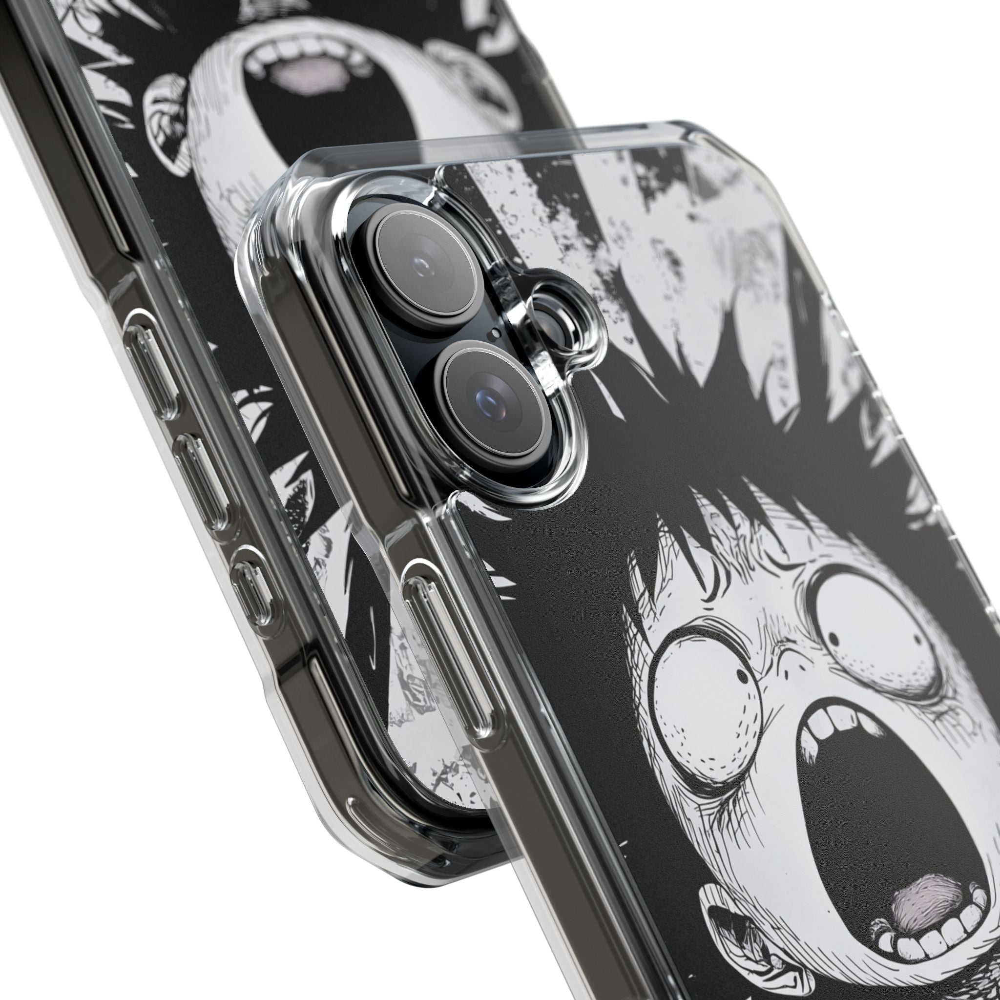 Screaming Stripes iPhone 16 Plus Case - Impact