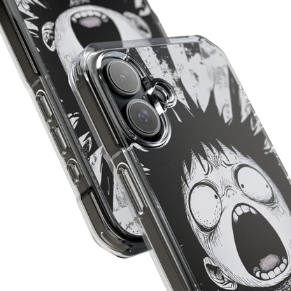 Screaming Stripes iPhone 16 Plus Case - Impact