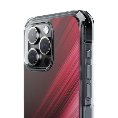 Crimson Drift Motion iPhone 15 - Impact Clear+