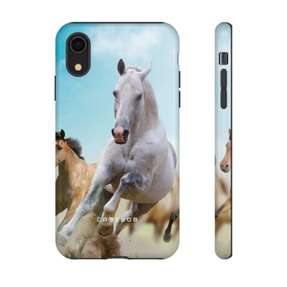 Blue Sky Horses - Protective Phone Case