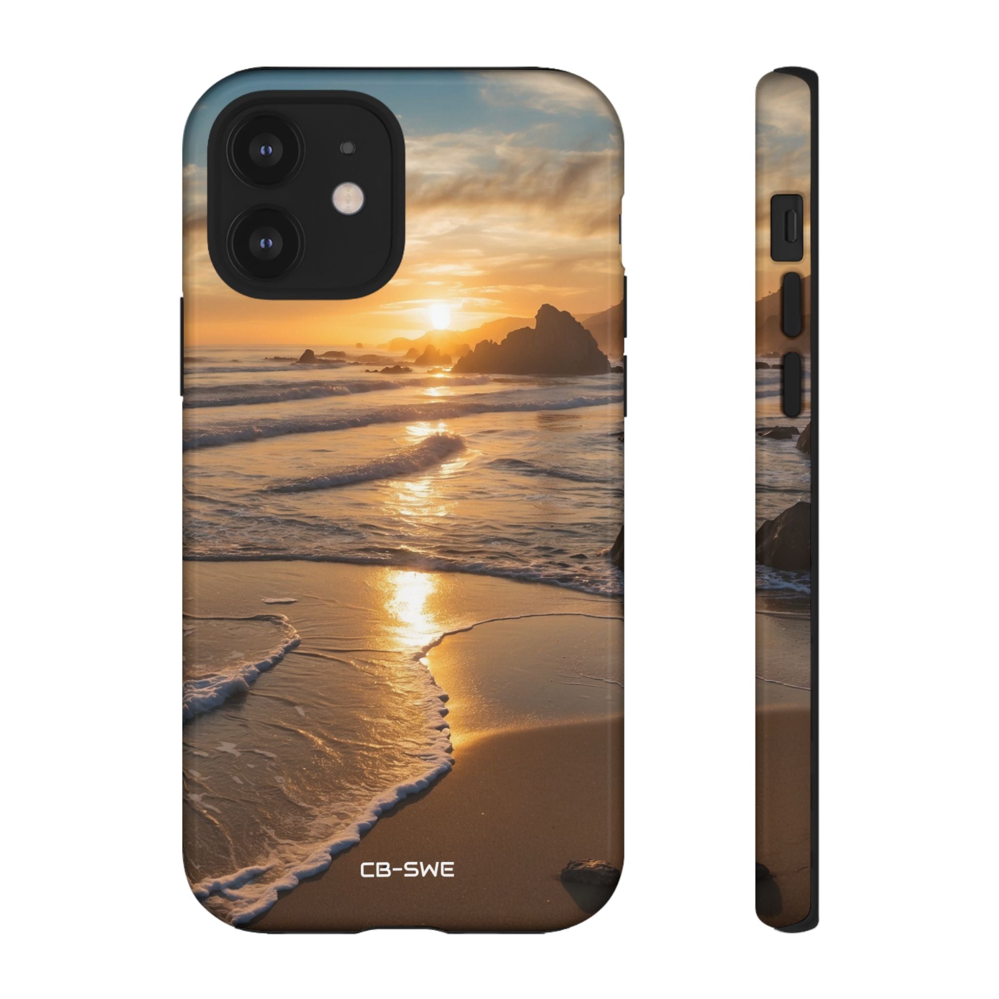 Waves Embrace Shore - iPhone Case