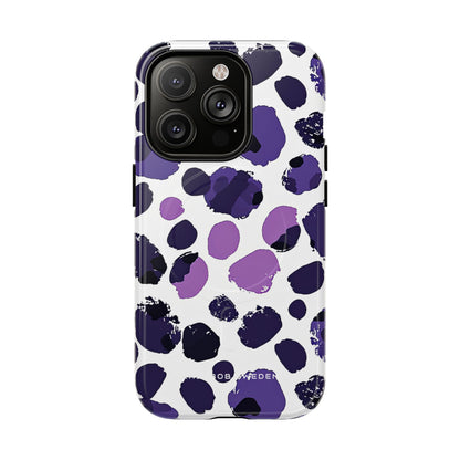 Purple Inkblots iPhone 14 | Tough+ Phone Case