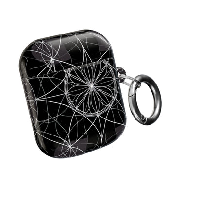 White Mandala Radiance - AirPods Case