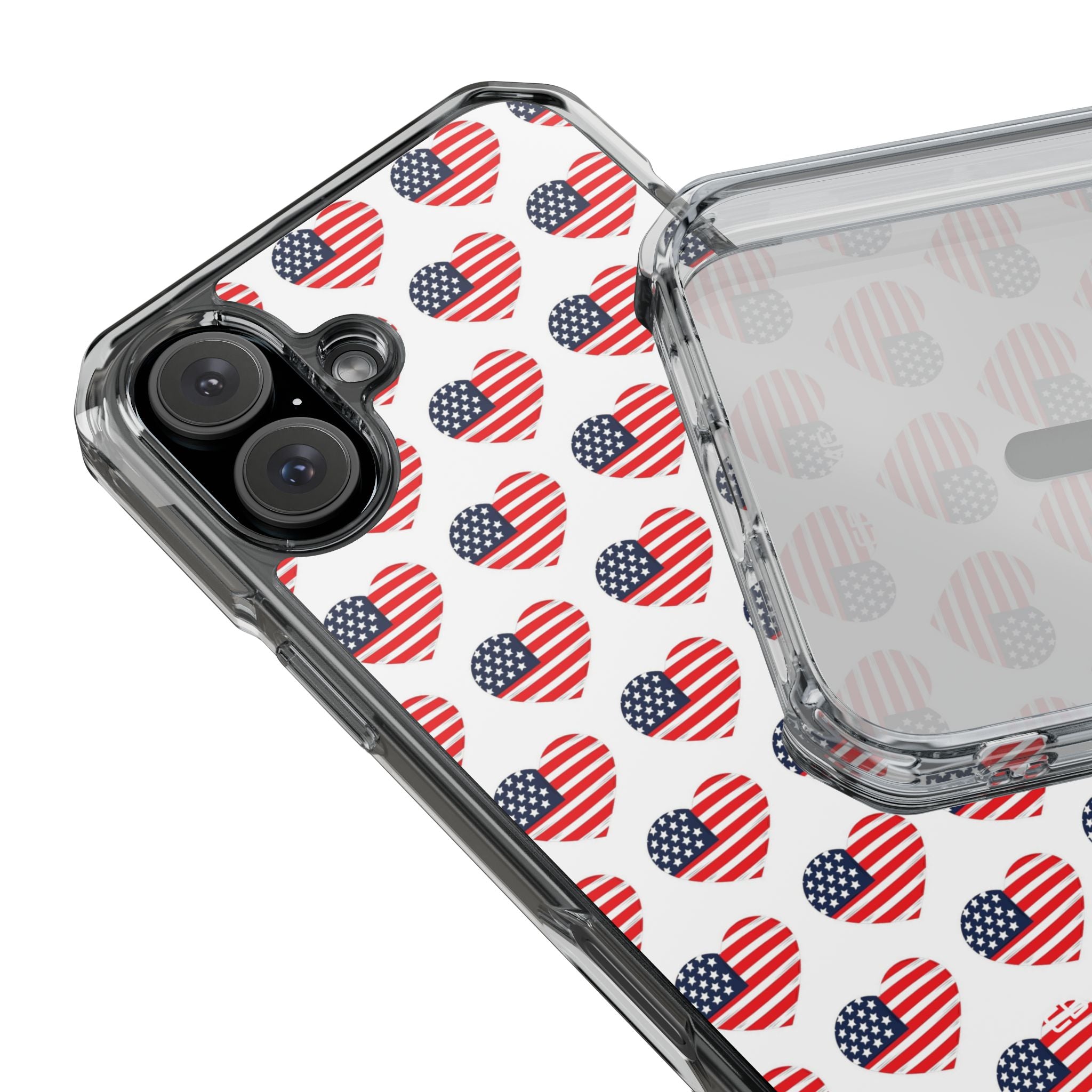 Hearts Embrace Freedom iPhone Case - Impact