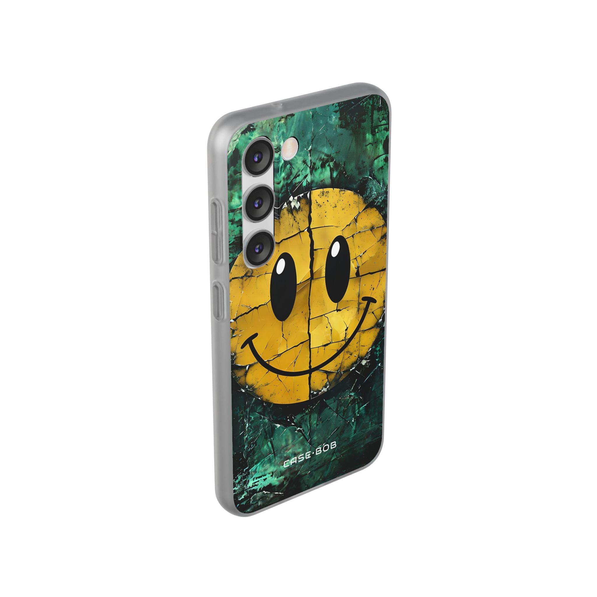 Cracked Smiley Samsung S23 Case - Soft