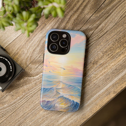 Gentle Waves Embrace - iPhone Case