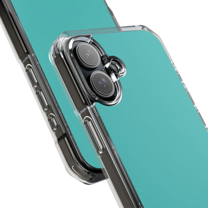 Medium Turquoise iPhone 16 - Clear Impact Phone Case