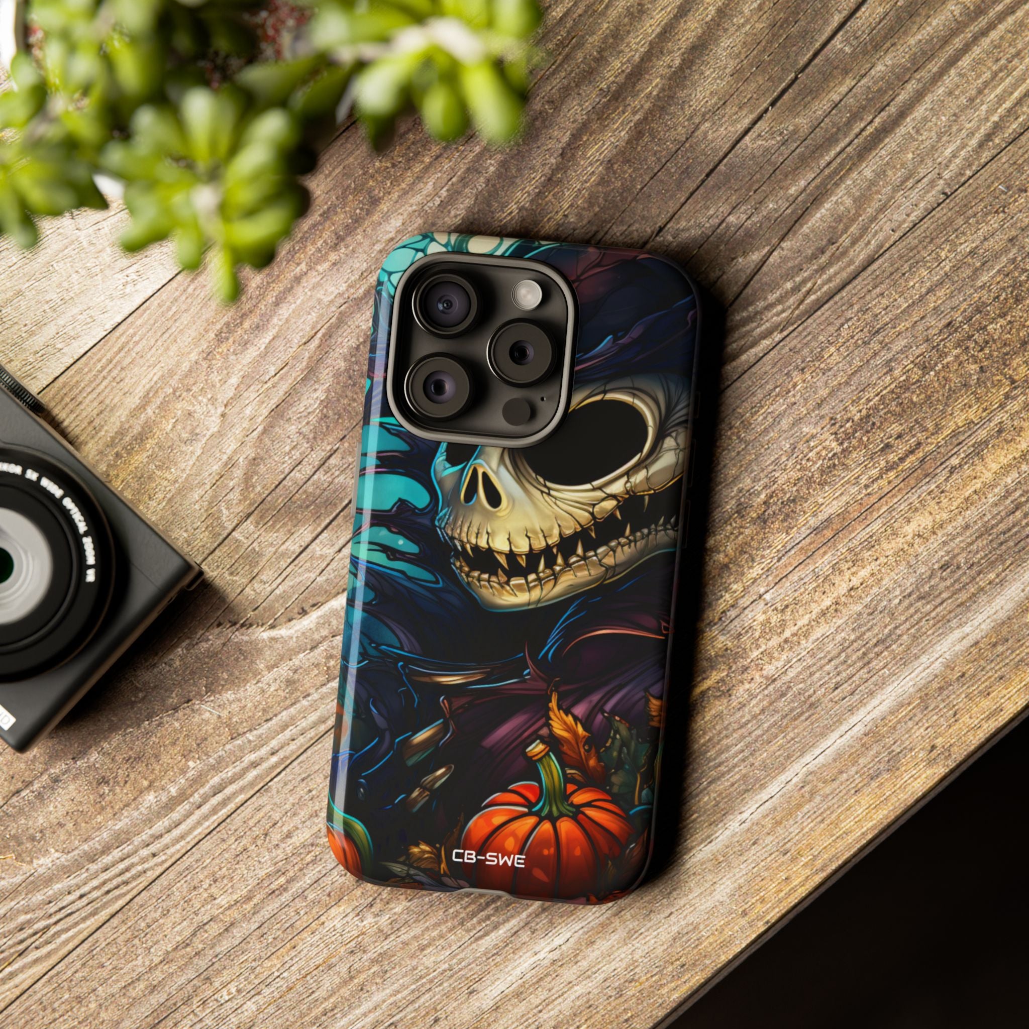 Skull Grins Brightly - iPhone Case