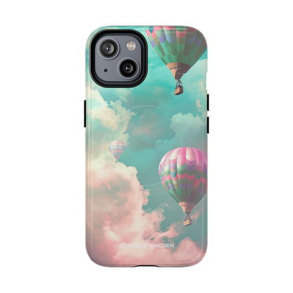 Pastel Balloon Adventure - Tough + MagSafe® iPhone 14 Phone Case