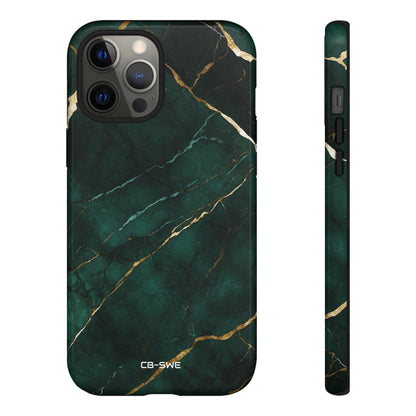 Emerald Veins Flow - iPhone Case