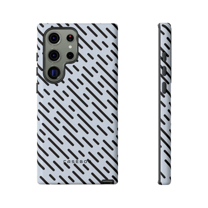 Monochrome Dash - Protective Phone Case