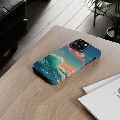Waves Embrace Sunlight - iPhone Case