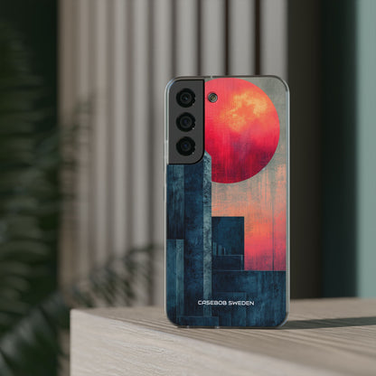 Abstract Geometric Skyline - Flexi Samsung S22 Phone Case