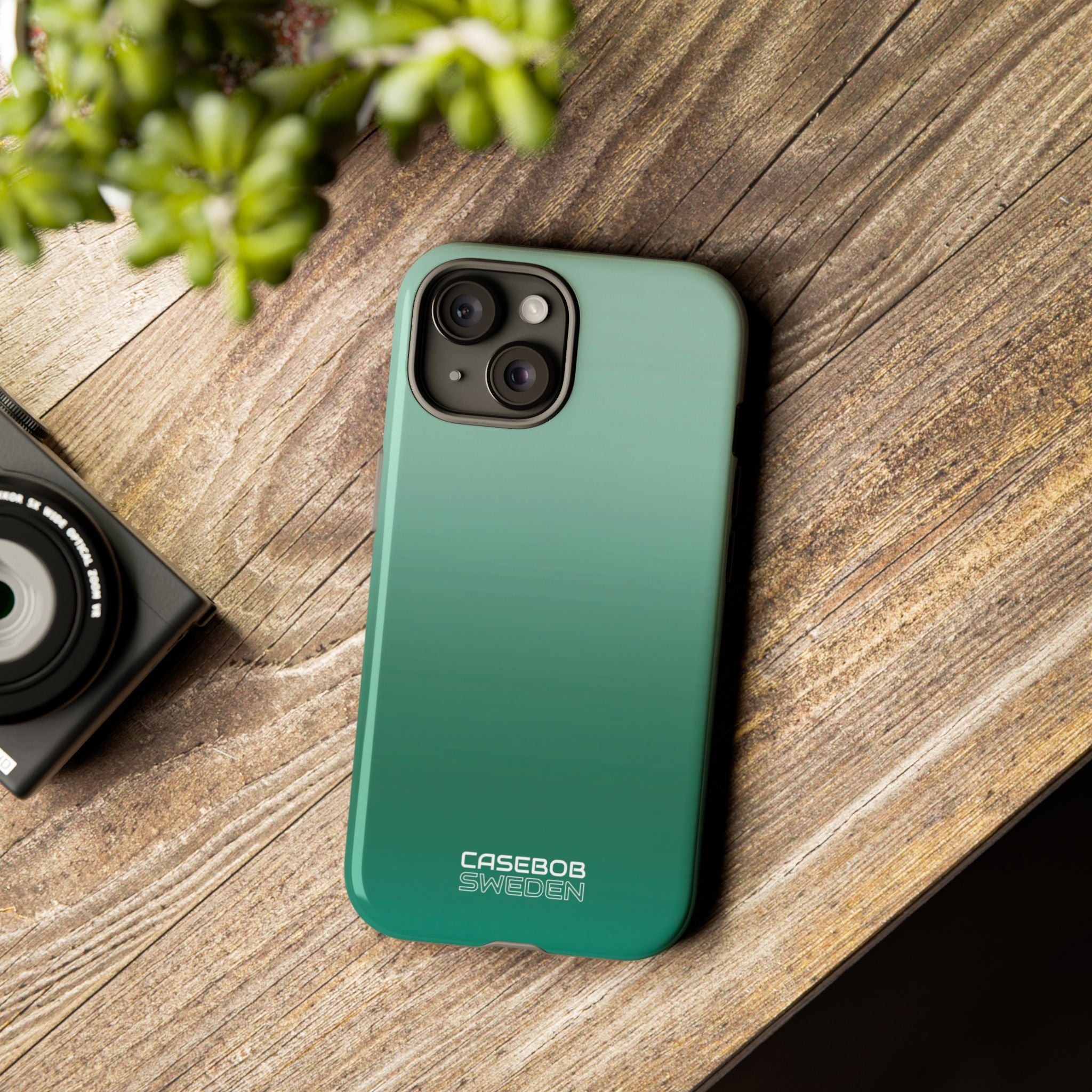Strati Orizzonte Verde Acqua iPhone 15 - Tough