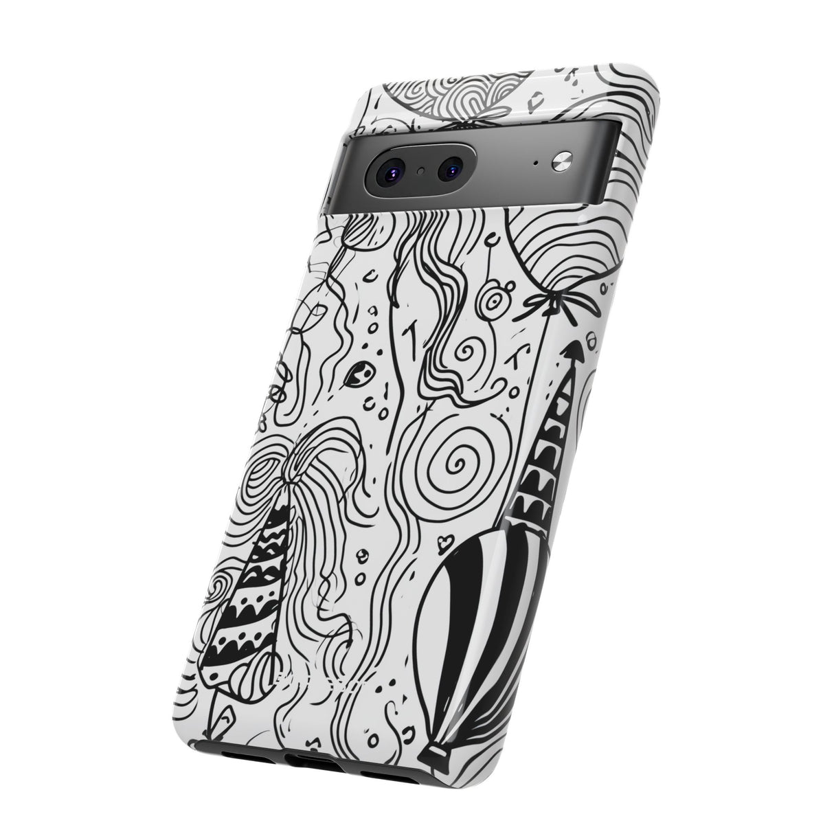 Whimsical Festivity | Protective Phone Case for Google Pixel