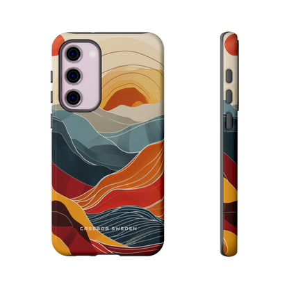 Harmonic Flow of Lines and Color Samsung S23 - Tough Phone Case