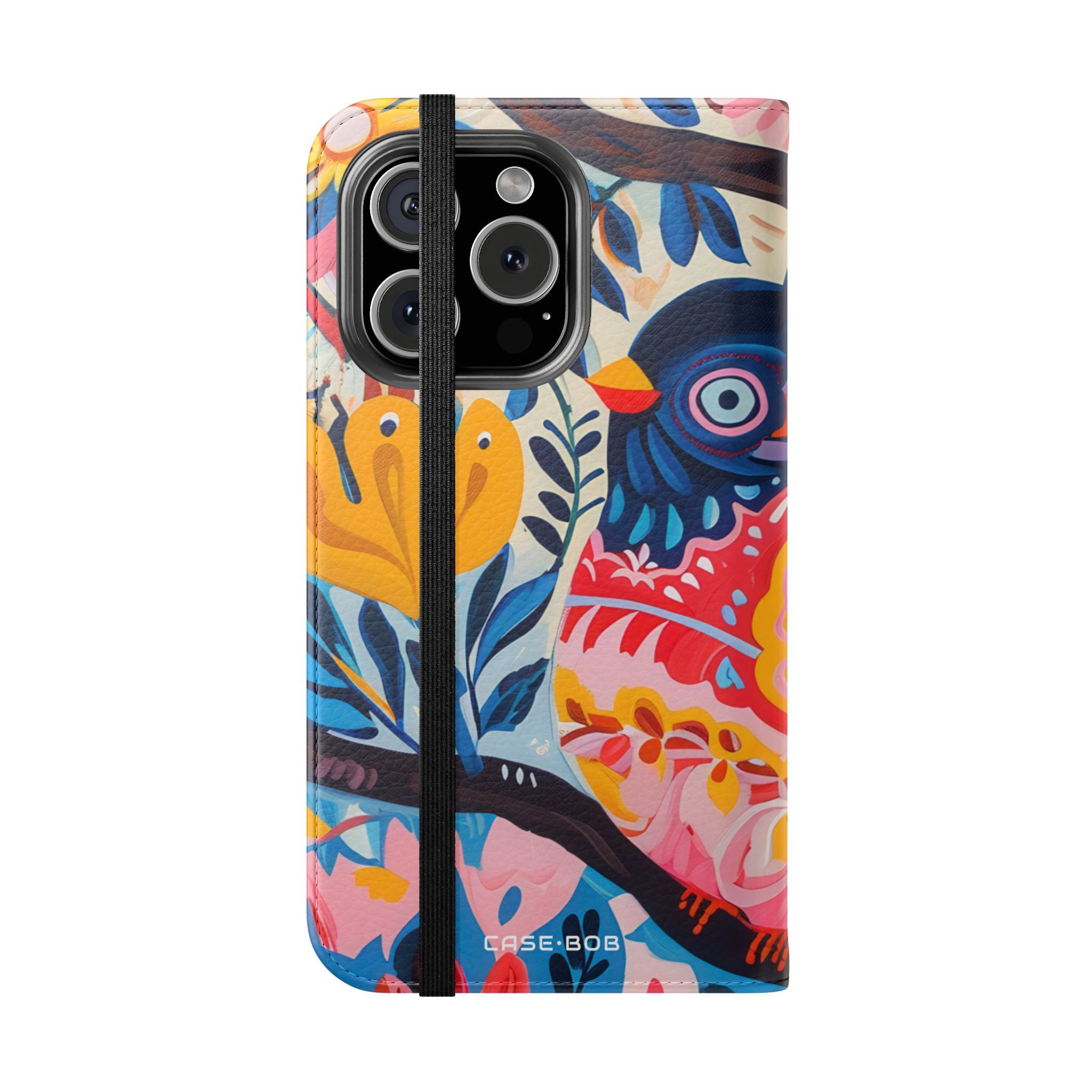 Ornate Owl Bloom - iPhone 16 Pro Case - Wallet