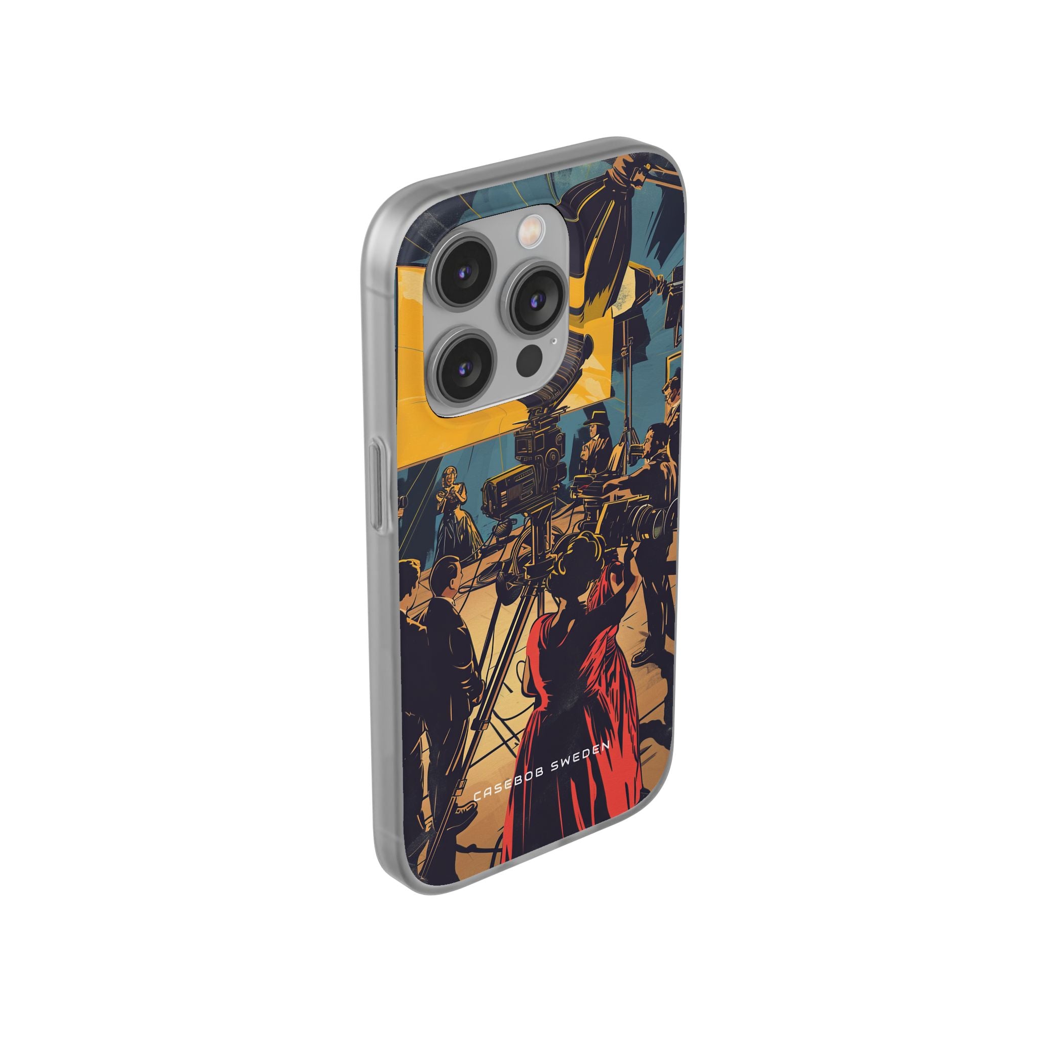 Golden Era Cinematic Spotlight iPhone 14 - Flexi Phone Case