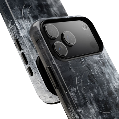 Textured Blackscape iPhone 17 Pro Max Case - Tough+