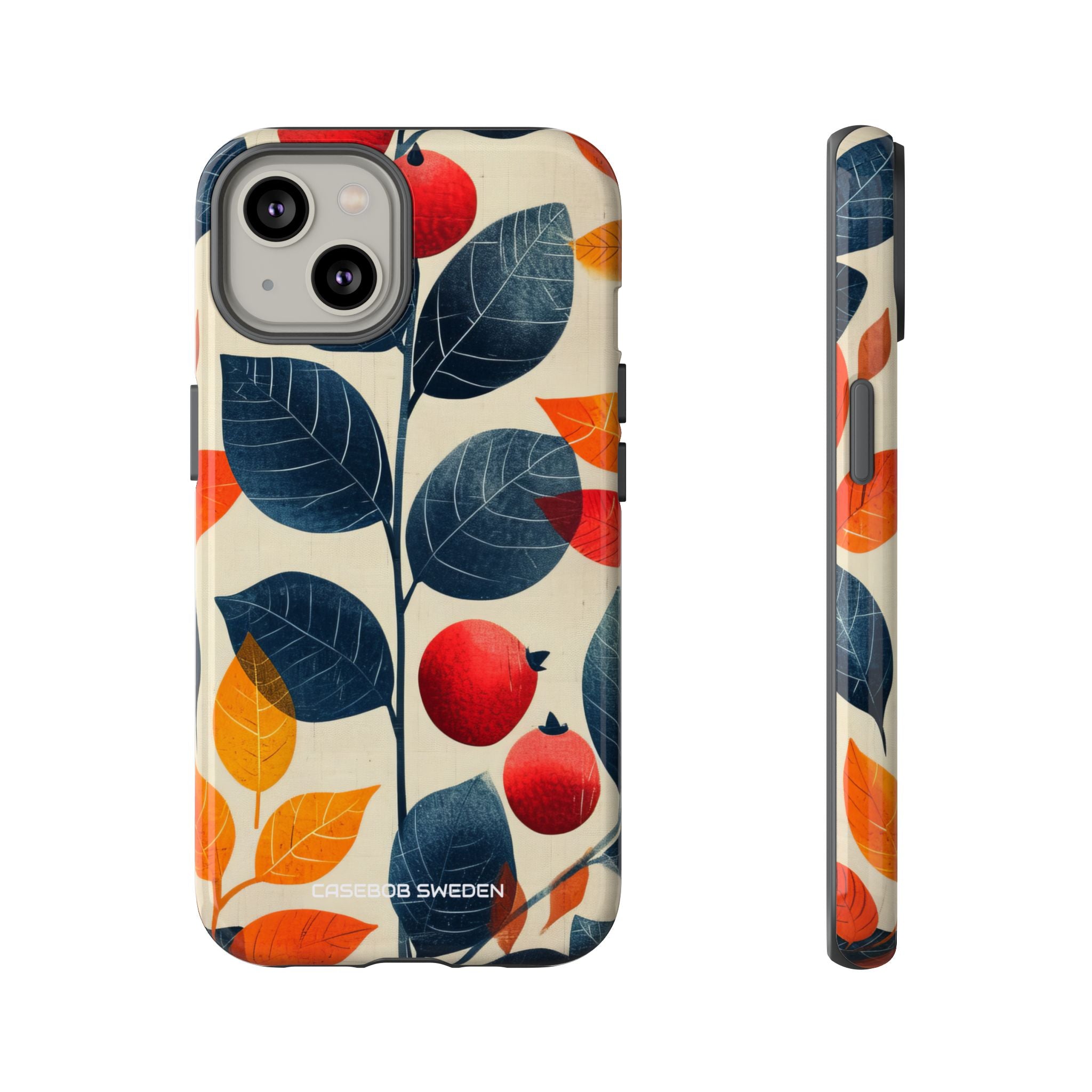 Autumn Nature Pattern - Tough iPhone 14 Phone Case