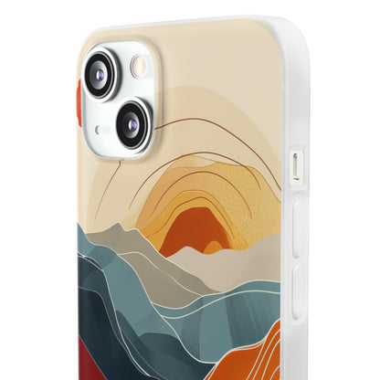 Sunset Waves | Flexible Phone Case for iPhone