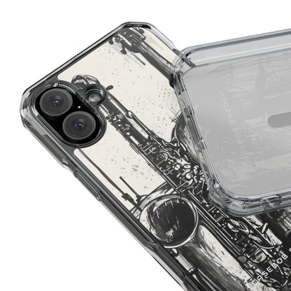 Jazz Instrument Line Symphony iPhone 16 - Clear Impact Phone Case